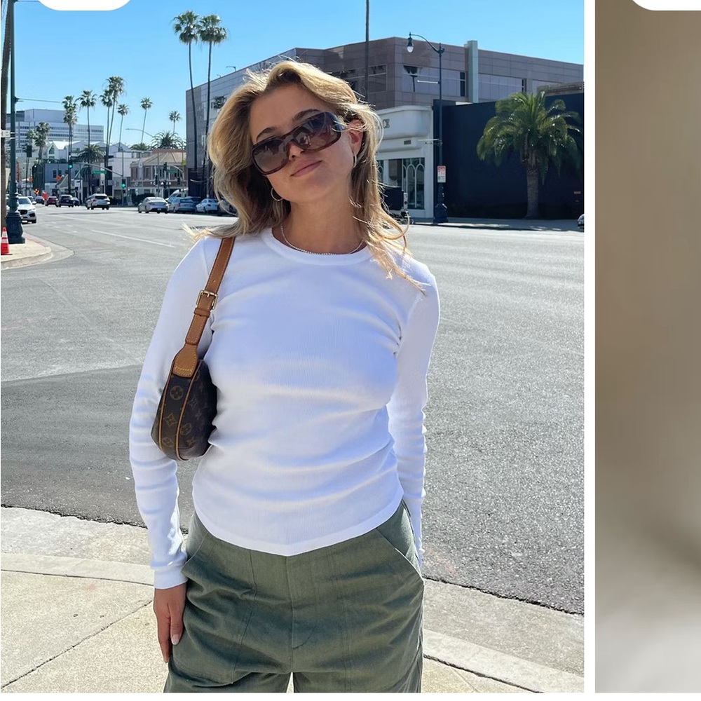 Djerf Avenue white tshirt